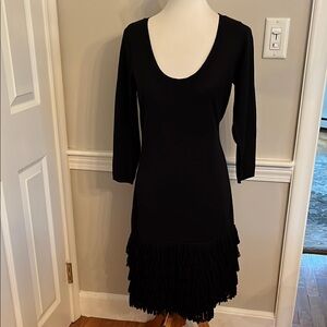 Soft Surroundings Black Long Sleeve Dress